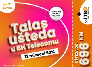 Talas ušteda u BH Telecomu: Više giga i 50% popusta na pretplatu!