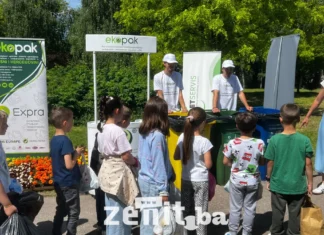 Akcija “Ambalažu za cvijet i svijet će opet biti lijep” na Kamberovića polju u Zenici (VIDEO+FOTO)