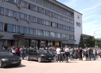 Protest radnika Nove Željezare Zenica: Ovo je zajednička borba