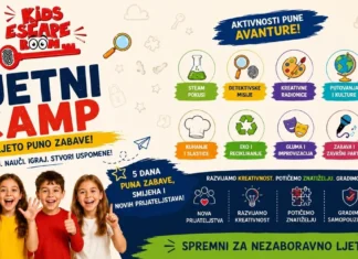KiDS Escape Room Zenica organizuje jedinstveni petodnevni Ljetni kamp za školarce