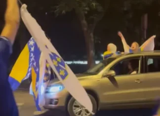 Hiljade Zeničana cijele noći slavilo plasman BiH u nokaut-fazu Svjetskog prvenstva (VIDEO)