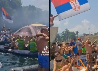 “Ne volim te Alija” i fotografije ratnih zločinaca u Bajinoj Bašti (VIDEO)
