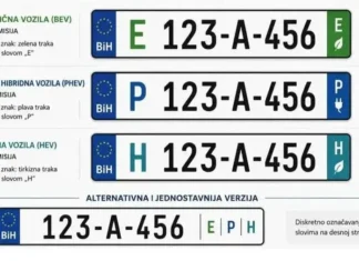 Električna i hibridna vozila u BiH mogla bi dobiti posebne registarske oznake