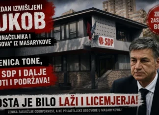 SDA Zenica: Još jedan izmišljeni sukob gradonačelnika i “drugova” iz Masarykove