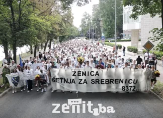 Zeničani i ove godine učestvovali u tradicionalnoj šetnji „Zenica za Srebrenicu“ (VIDEO+FOTO)