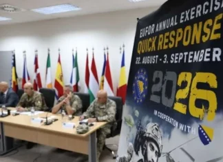 EUFOR od 22. augusta provodi vježbu „Brzi odgovor 2026“ širom BiH