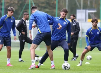 Zmajevi odradili trening pred gostovanje Rumuniji (FOTO)