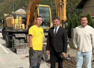 U toku radovi na nastavku sanacije regionalne ceste Nemila–Bistričak–Teslić sa izgradnjom pješačke staze