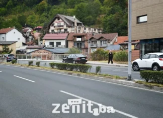 Saobraćajna nesreća na Glavnoj gradskoj magistrali u Zenici, jedna osoba prevezena u Kantonalnu bolnicu