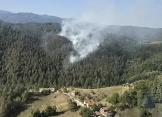 Helikopter ZDK-a u akciji: Ugašen požar koji je prijetio kućama kod Maglaja