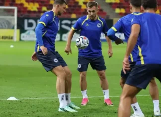 Zmajevi odredili trening u Bukureštu, trenirao i Edin Džeko (FOTO)