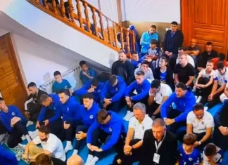Zmajevi prije polaska u Zenicu zajedno otišli na džuma-namaz