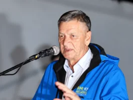 Fuad Kasumović na predizbornom skupu BHI-KF