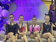 Takmičarke kluba ritmičke gimnastike "Čelik" Zenica učestvovale na Arabeque Cupu