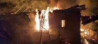 Pogledajte fotografije sinoćnjeg požara kod Zenice u kojem su smrtno stradale dvije osobe