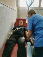 Članovi Udruženja Bosanska čast Zenica darovali krv u Kantonalnoj bolnici Zenica